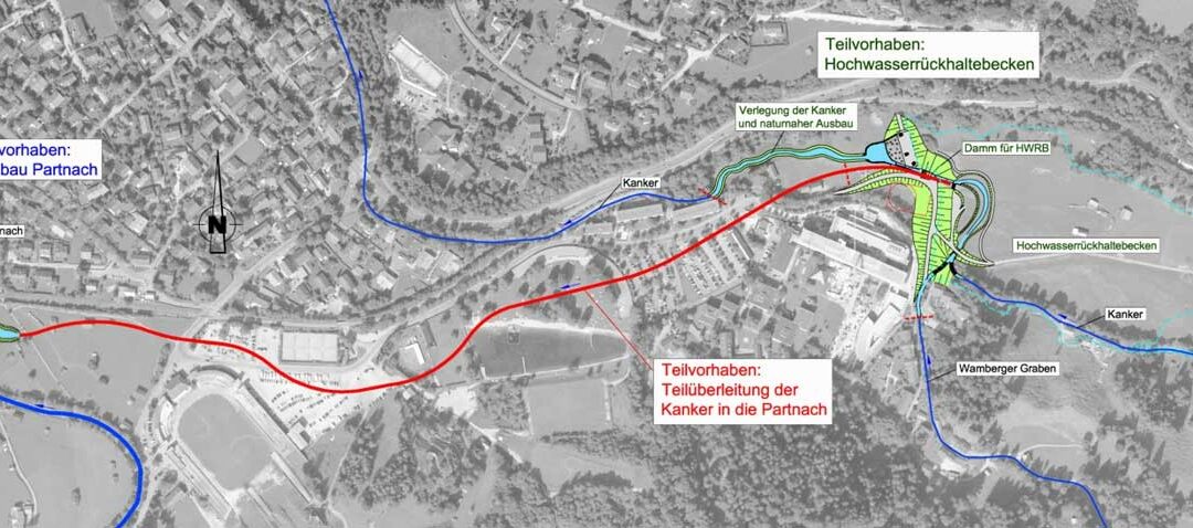 Flood protection Garmisch-Partenkirchen, Kanker, Germany